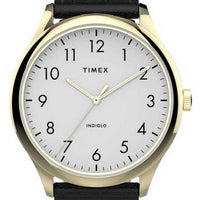 Timex Easy Reader White Dial Quartz Leather Strap Tw2t71700 Men's Watch