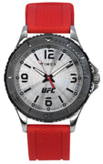 Timex Ufc Gamer Silicone Strap Silver Dial Quartz Tw2v58200 Men's Watch