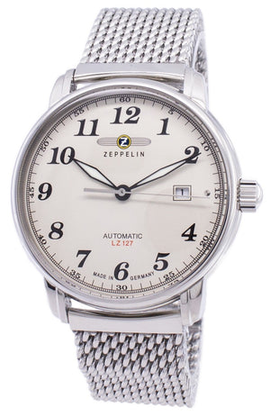 Zeppelin Series Lz127 Graf Automatic Germany Made 7656m-5 7656m5 Men's Watch