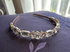 Baroque Single Row Clear Rhinestone Crystals Headband