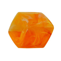 Scarf Bead Slanted Orange Marbled