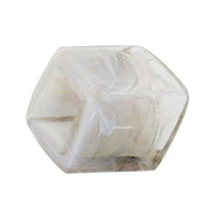 Scarf Bead Slanted Crystal Grey