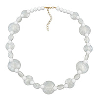 Necklace White Beads Pearl White