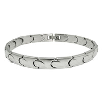 Bracelet, 19 Links, Stainless Steel