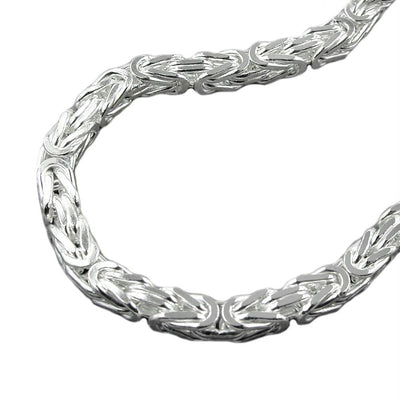 Byzantine Chain 8mm, 60cm, Silver 925