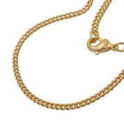 Curb Chain 50cm Gold Plated