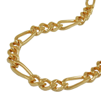 Bracelet, Figaro Chain, Gold Plated