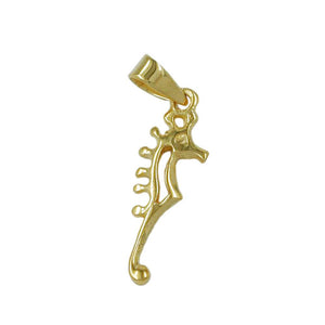 Pendant Sea Horse 9k Gold