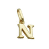 Pendant Initiale N 9k Gold