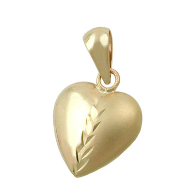 Pendant Heart 9k Gold