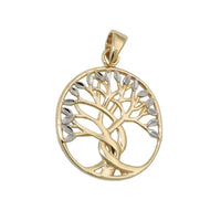 Pendant Tree Of Life Bicolor 9k Gold