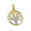 Pendant Tree Of Life Zirconias 9k Gold