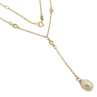 Necklace Chain 45cm Pearl 9k Gold