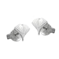 Earrings Ginkgo Leaf Silver 925