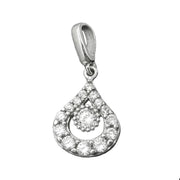 Pendant Drop With Zirconia Silver 925