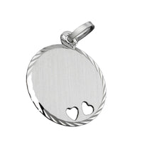 Pendant Heart Engraveable Silver 925