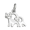 Pendant Cats Silver 925