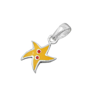 Pendant Yellow Star Silver 925