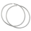 Hoop Earrings 70mm Silver 925