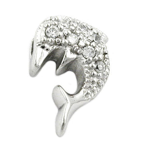 Pendant Dolphin Zirconia Silver 925