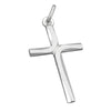 Pendant Cross Shiny - Matt Silver 925