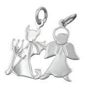 Pendant Friendship Angel-devil Silver 925