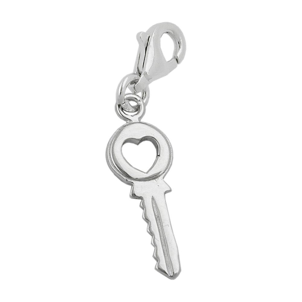 Pendant Charm Key Silver 925