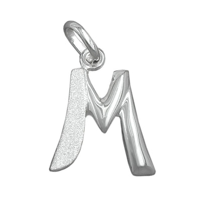 Pendant Initial M Silver 925