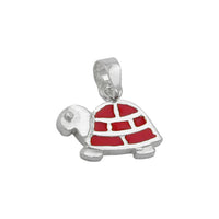 Pendant Red Turtle Silver 925