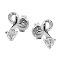 Stud Earrings Zirconia Silver 925