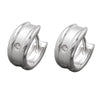 Hoop Earrings Zirconia Silver 925