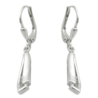 Leverback Earrings Zirconia Silver 925