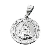 Pendant Sacred Heart Silver 925