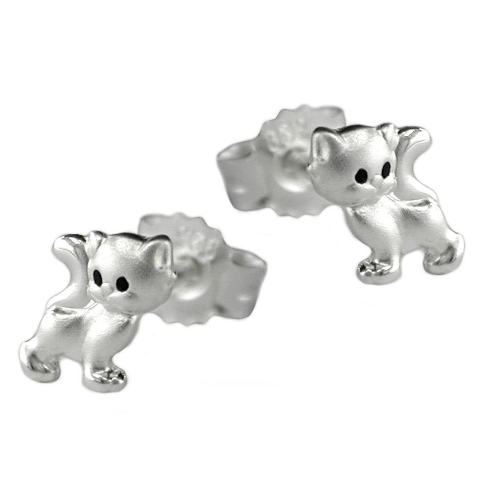 Earrings Cats Silver 925