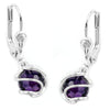 Earrings Leverback Zirconia Silver 925