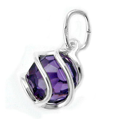 Pendant Zirconia-amethyst Silver 925