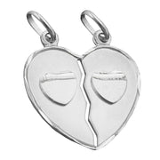 Friendship Pendants Heart Silver 925