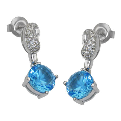 Earrings Studs Zirconias Silver 925