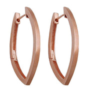 Hoop Earrings Redgold Plated Silver 925