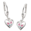 Earrings Leverback Butterfly Silver 925