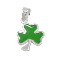 Pendant Shamrock Green Silver 925