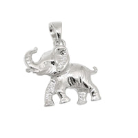 Pendant Elephant Polished Silver 925