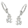 Leverback Earring Little Bear Silver 925