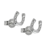 Earring Studs Horseshoe Silver 925