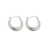 Hoop Earrings Silver 925