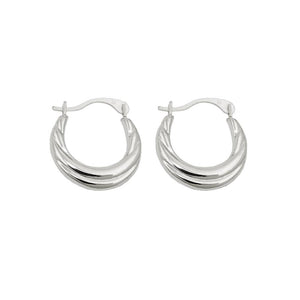 Hoop Earrings Silver 925