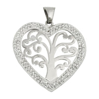 Pendant Heart With Three Silver 925