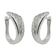 Hoop Earrings Zirconias Silver 925