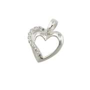 Pendant Heart With Zirconia Silver 925