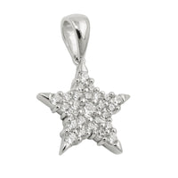 Pendant Star With Zirconias Silver 925